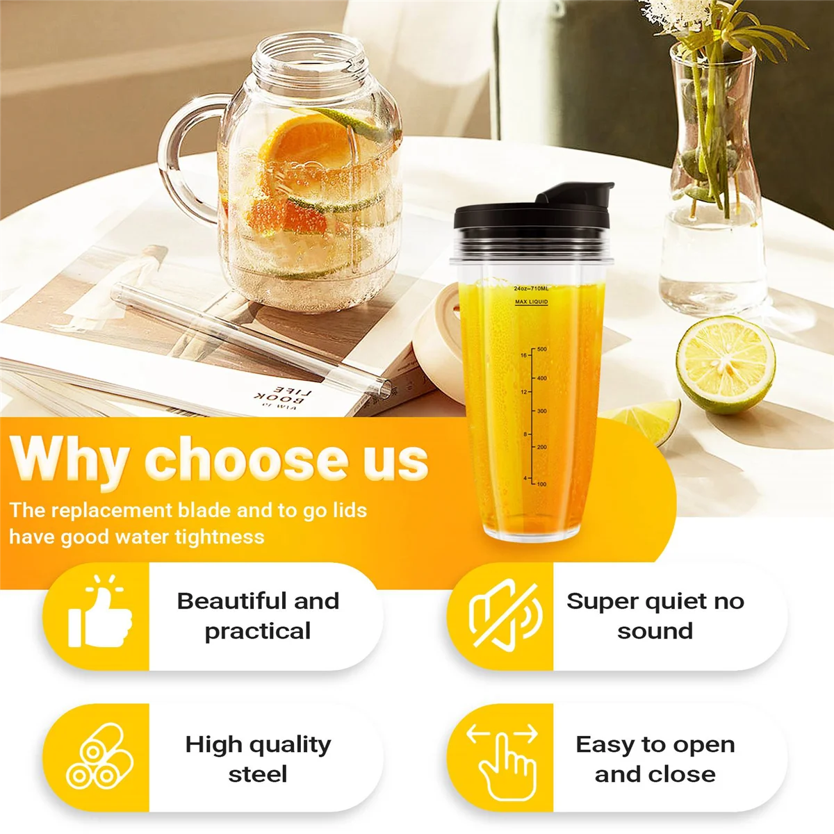 Запасные части блендера для ниндзя чашки на 2 24 унции с крышками лезвие