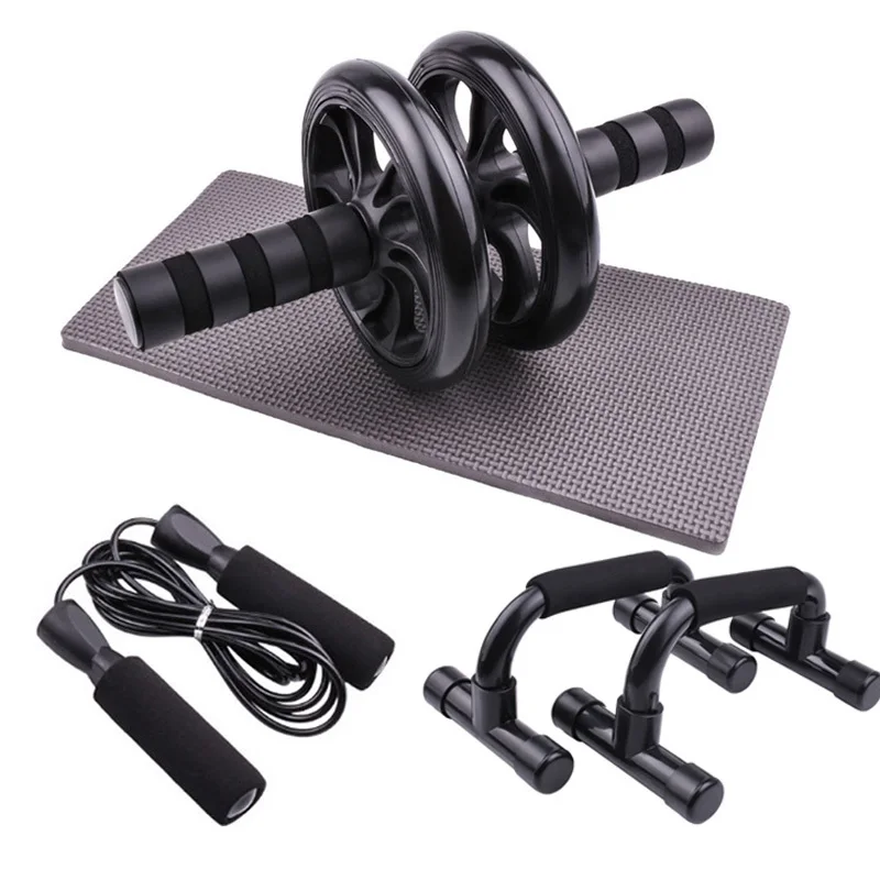 

AB Roller Abdominal Tonifying Wheel Abdominal Roller Exercise Set Abdominal Muscle Tonifying Wheel Indoor Fitness Equipment