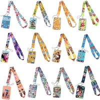 CA250 New Fashion Cartoon Anime Lanyard Key Strap for Phone Keys Cartoon Lanyards Badge With Key Ring Holder