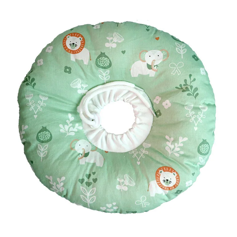 

Ошейник с принтом домашних животных, мягкий хлопковый ошейник для собак и кошек, против укусов, излечения РАН, защита Мопса