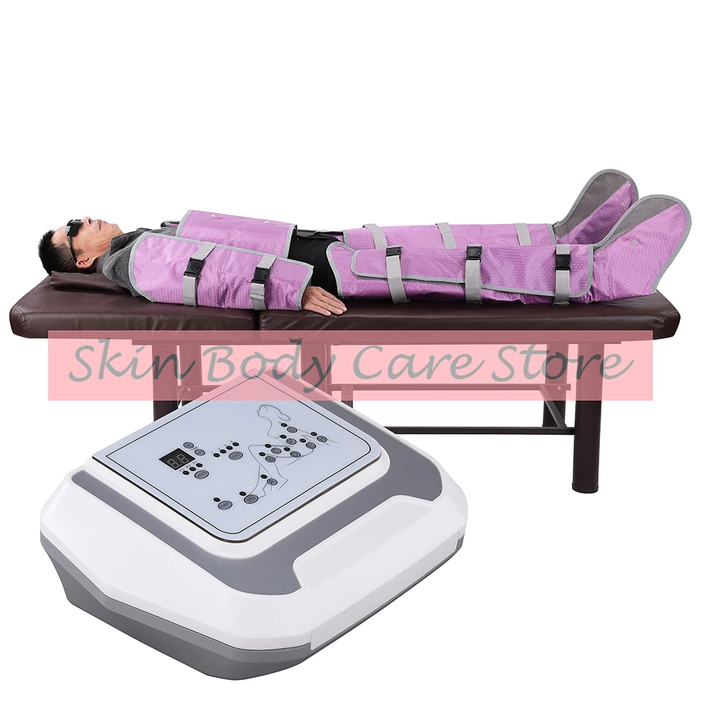 

Full Complete Professional Pressotherapy Machine Device Lymphatic Drainage Massage Suit For Body Whole Legs And Abdomen Foot