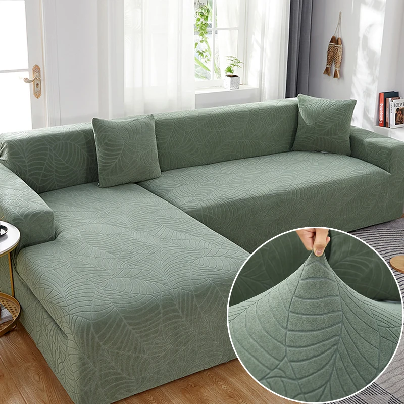 

Elastic Jacquard Sofa Cover Slipcover for Living Room 1/2/3/4 Seater L-shaped Corner Sofa Cover Thick Couch Chaise Longue Cover