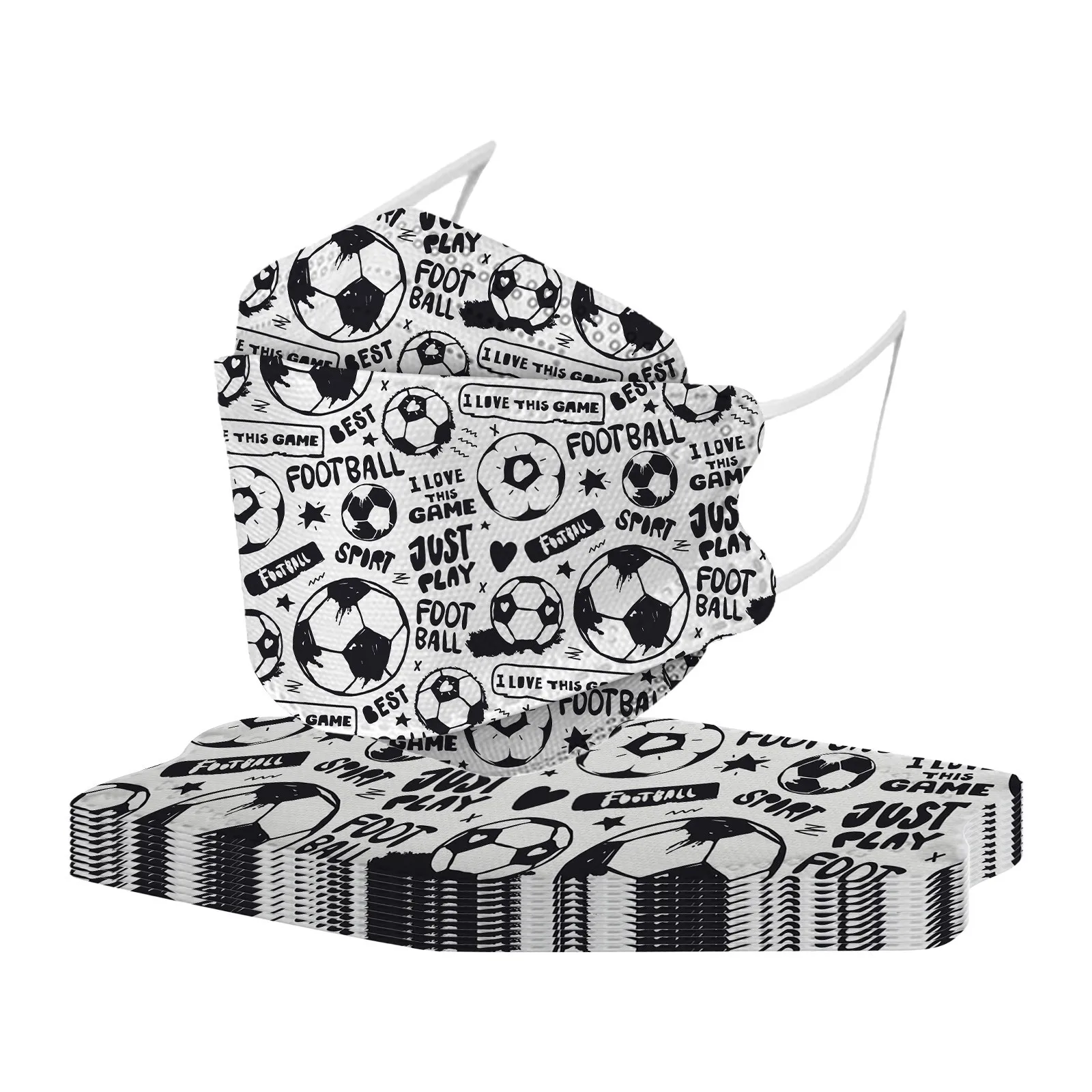 10 шт. детские одноразовые маски для игры в футбол |