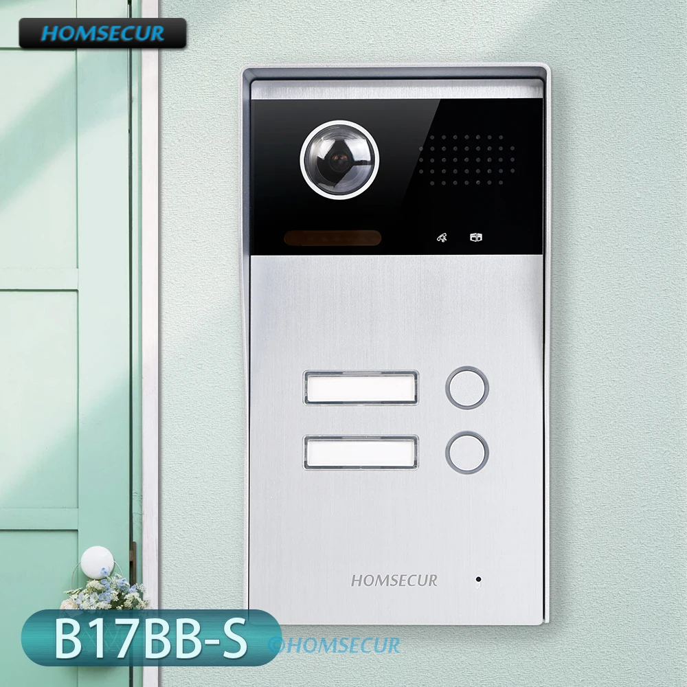 Surface Mount 2 Core B17BB-S Camera Doorbell For HOMSECUR Video Doorphone Intercom 2 Families