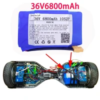 100 original 36v 6 8ah lithium battery 10s2p 36v battery 6800mah lithium ion pack 42v 6800mah scooter twist car battery