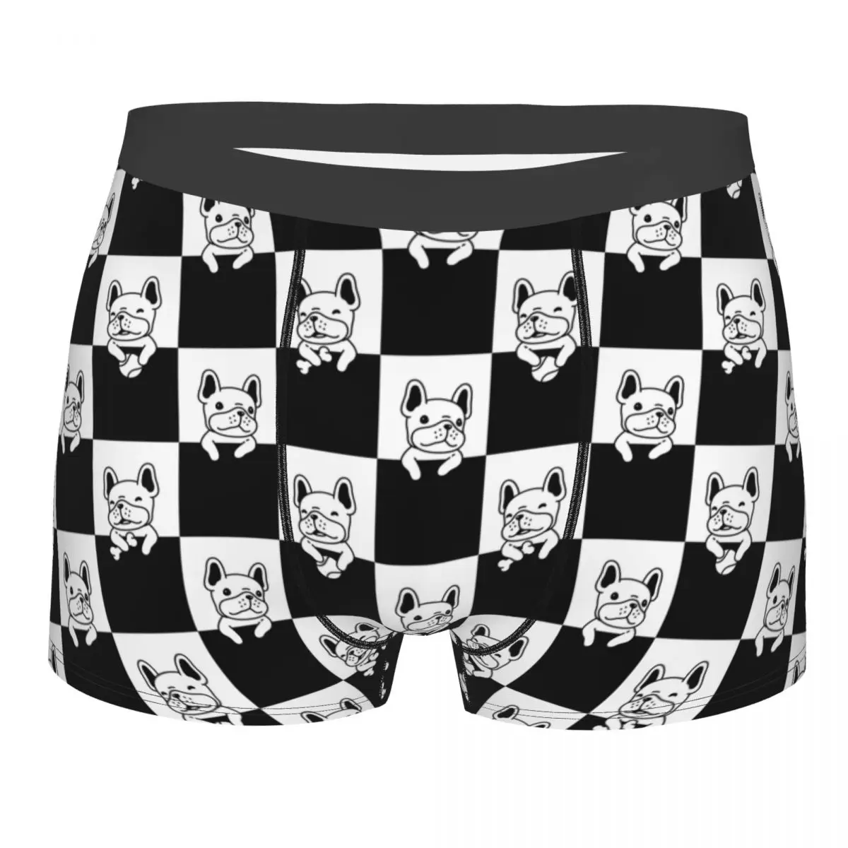 

Мужское нижнее белье с французским бульдогом, боксеры с животным юмором, Мужские дышащие трусы