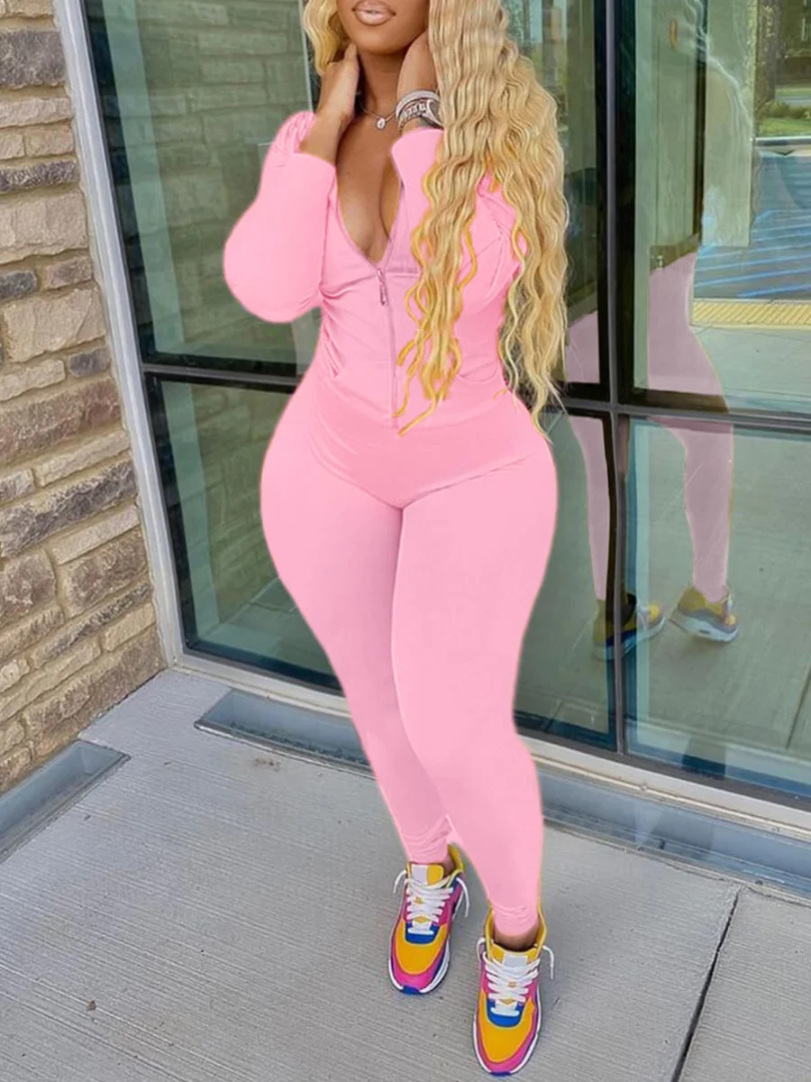 Plus Size Женский Осенний Комплект Спортивной Одежды Больших Размеров С Длинными