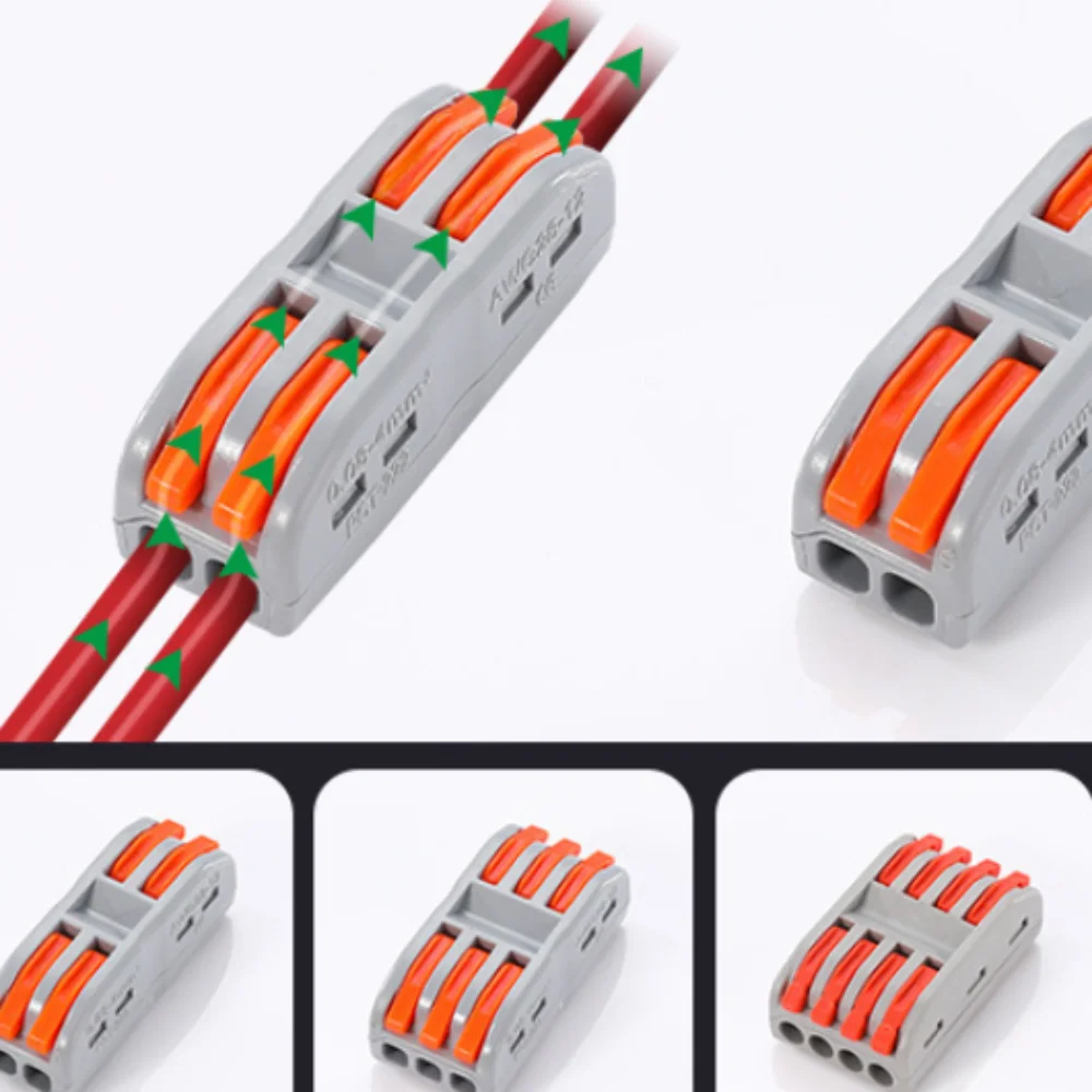 Универсальный PCT Быстрый проводной терминал коннектор металлический