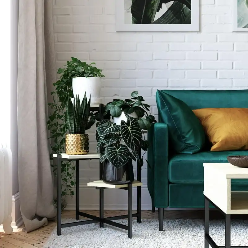 

Tamlin , Natural Multiple Flower Pot Holder Shelf