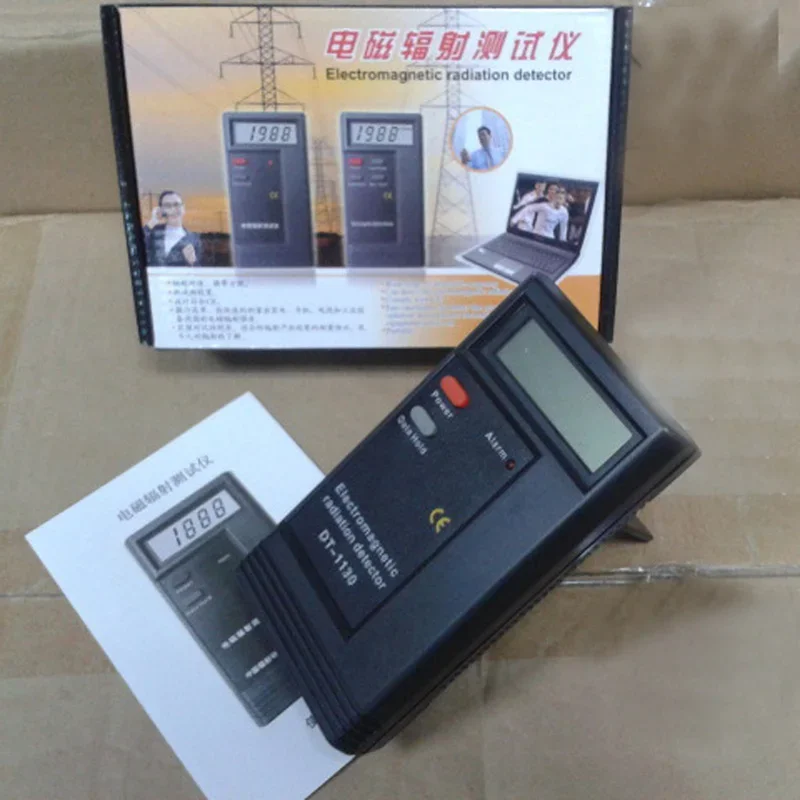 DT-1130 Ручной цифровой детектор электромагнитного излучения Датчик ЭДС-метр