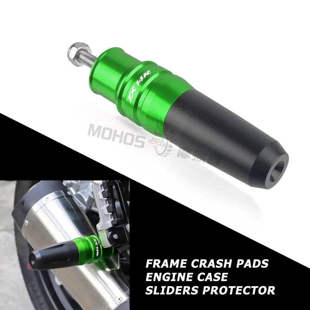 

Motorcycle ZX14R Frame Crash Pads Engine Case Sliders Falling For KAWASAKI ZX-14R NINJA 2020 2015 2016 2017 2018 2019 2020 2021+