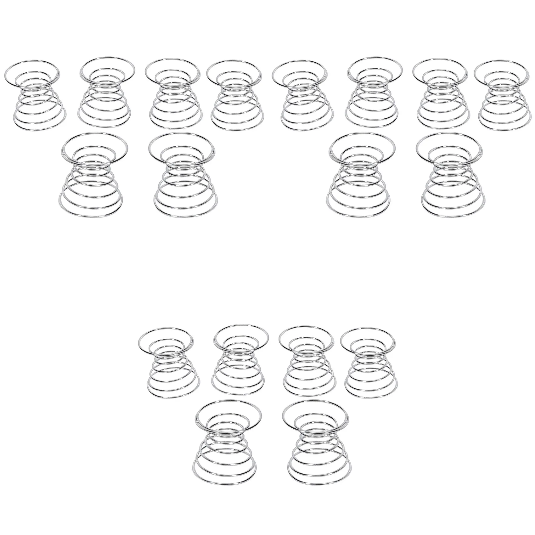 

18 Pieces Air Plant Stand Airplant Container Tillandsia Holder Stainless Steel Plant Display Racks Air Pineapple Base