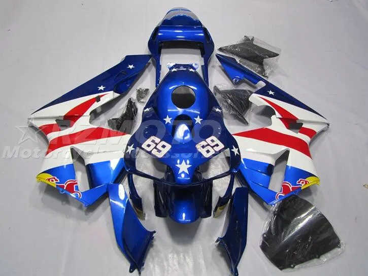 

Стильные новые комплекты обтекателей для мотоциклов из АБС-пластика, подходят для HONDA CBR600RR F5 2003 2004 03 04, комплект кузова красного и синего цве...