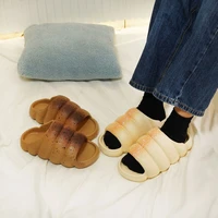 2022 summer new bread home slippers for women funny indoor outdoor slides lovely super soft high quality sandals bathroom beach