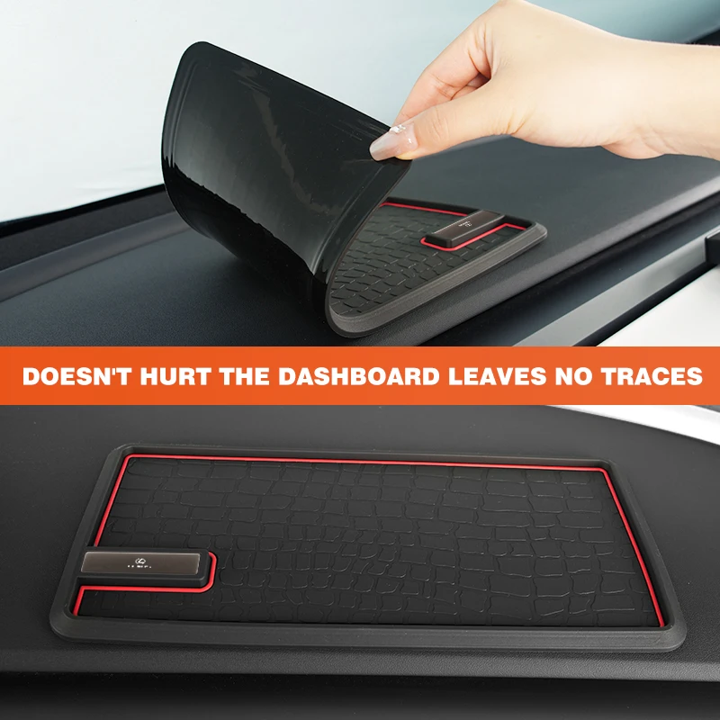 Противоскользящий коврик для телефона на приборную панель автомобиля с