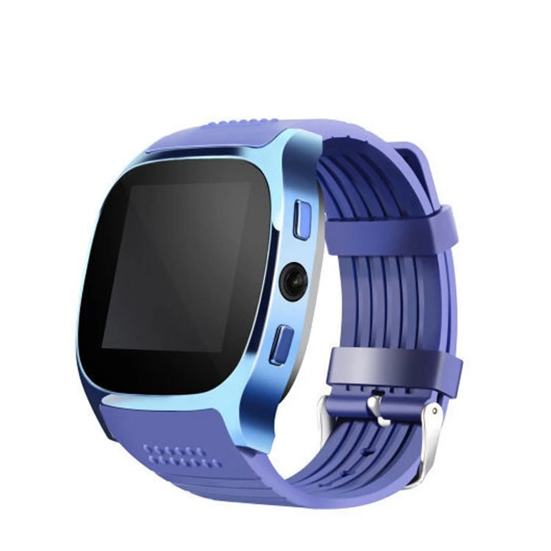 T8 bluetooth smart card phone watch sports pedometer wearable android fully compatible with mp3 music |