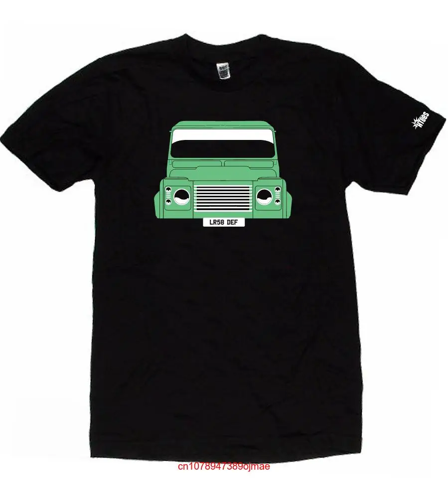 Футболка LR DEFENDER Pick car color plate S XXXL с длинным или коротким рукавом