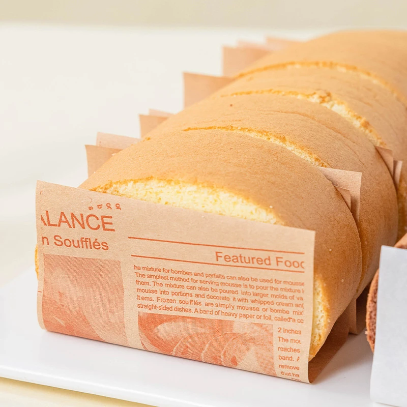 Сэндвич-бургеров картофеля фри маслостойкая бумага ручной захват рулон бумаги