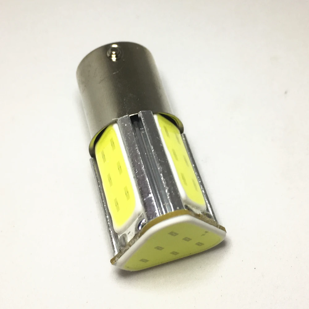 

1 шт. ba15s 1156 p21w светодиодный задний фонарь Задний сигнал поворота Задний фонарь парковочный 4 COB автомобильный стоп светильник сигнал белые к...