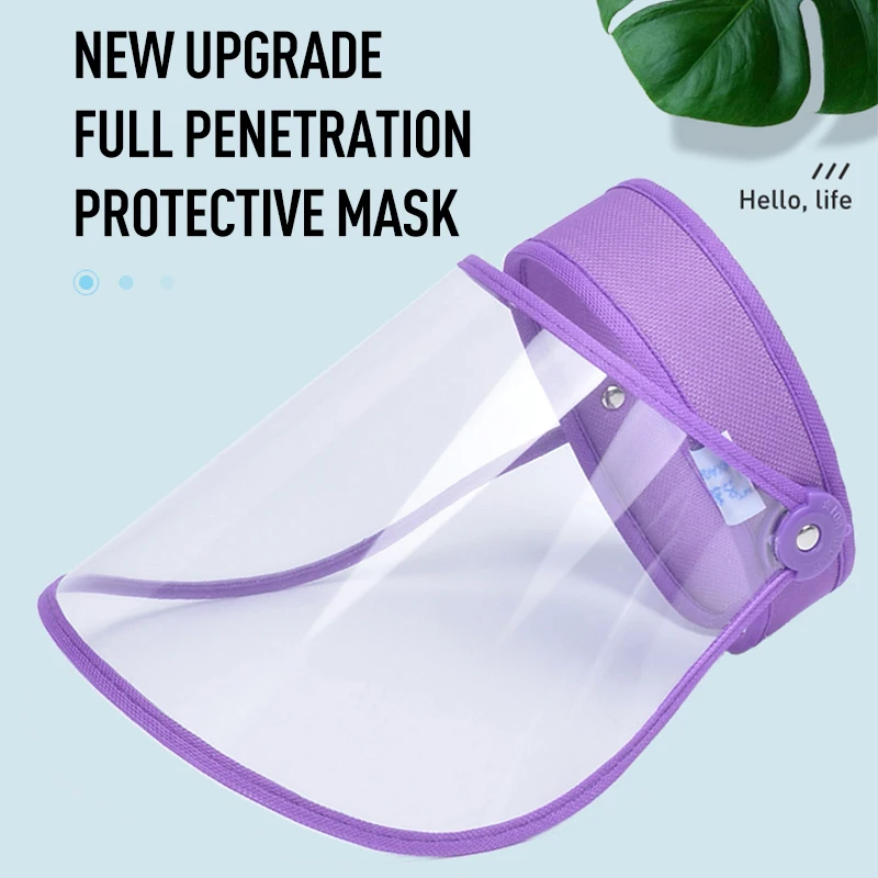 

UV Hat Protective Full Face Mask Dust-proof Anti Droplet Protective High Quality Visor Shield Sun Hat Female Wide Brim