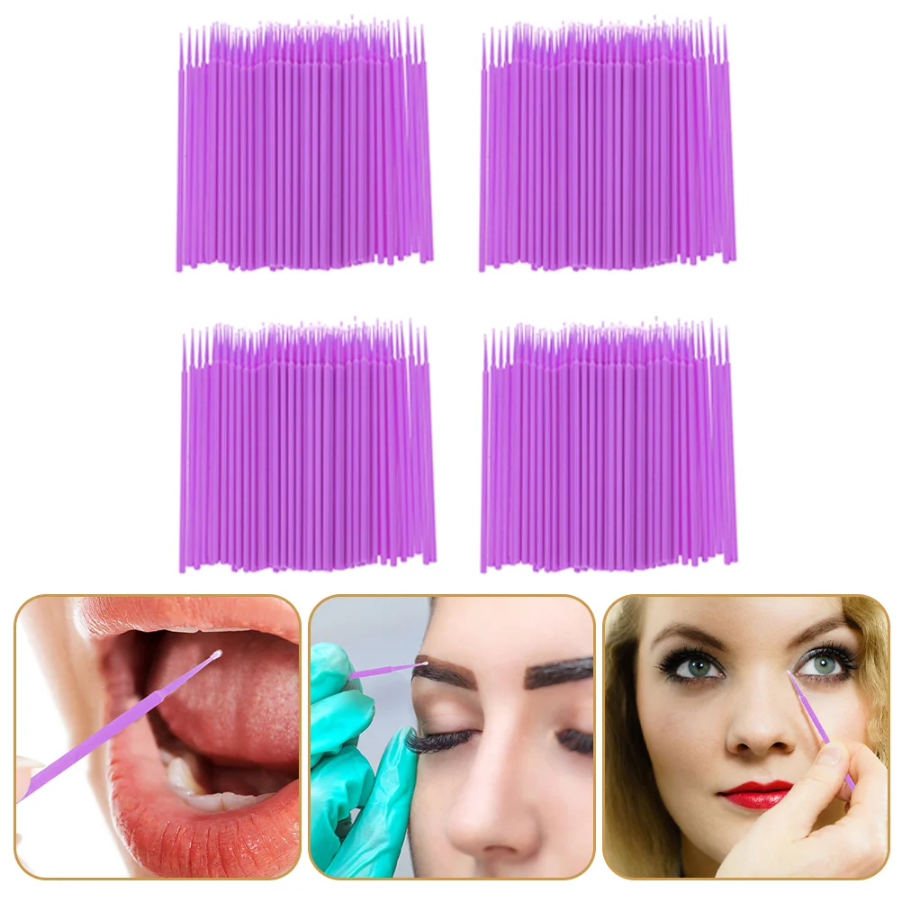 

4 Packs of Sticks Portable Eyebrows Sticks One-time Cosmetics Applicators