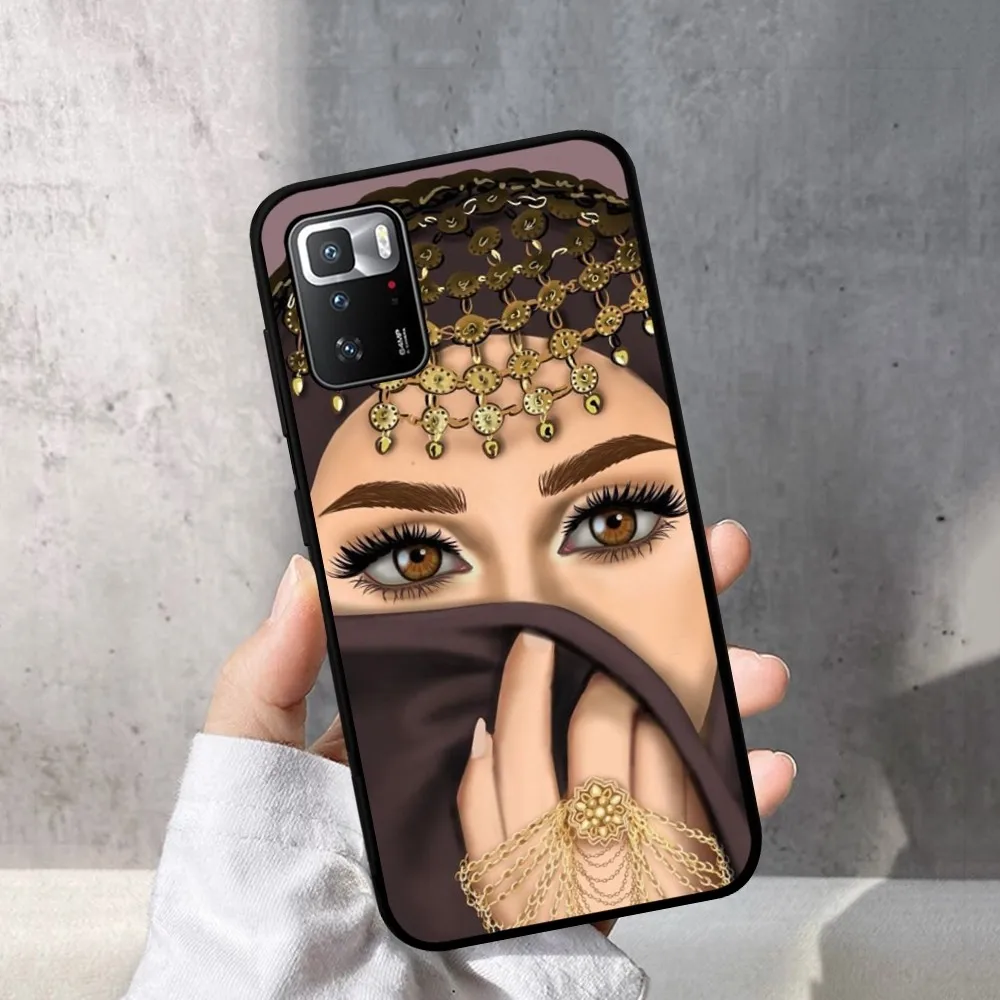 Телефон для мусульманской женщины телефон Исламской девушки случай Redmi