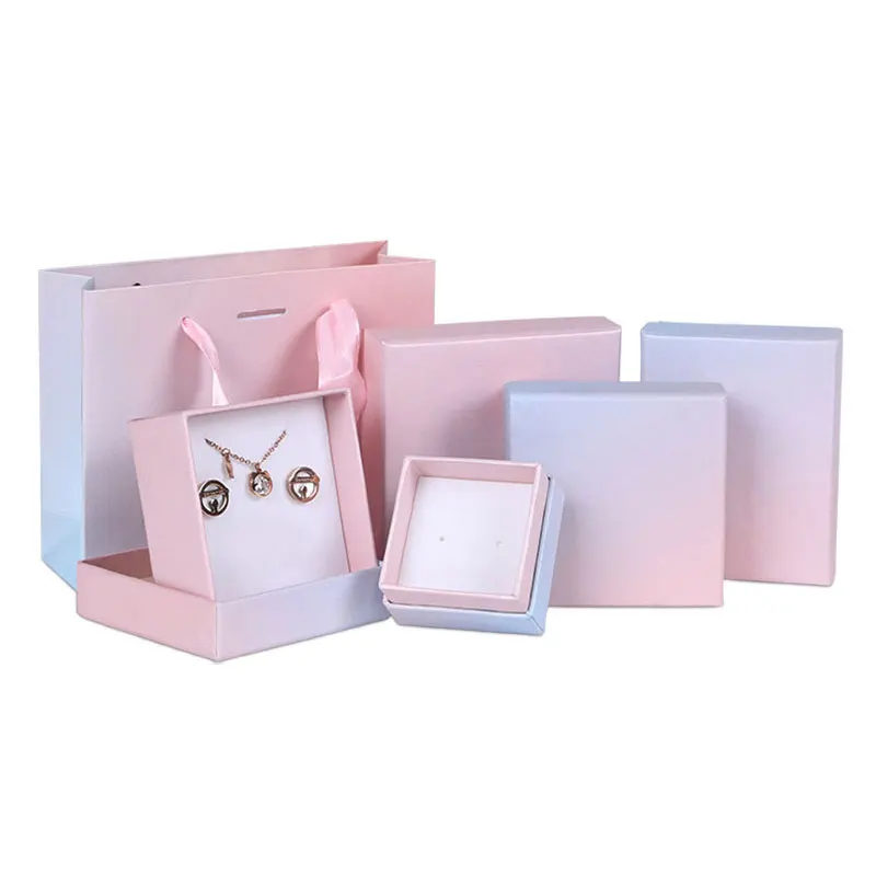 

PaperBox for Packaging Jewelry Cookies Cake Soap Handmde Kraft Cardboard Wedding Gift Ring Earring Case Christmas Surprise