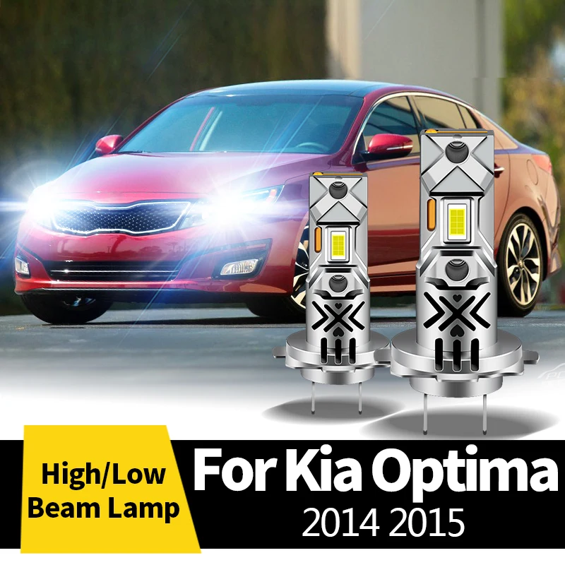 

2 шт. CANbus светодиодные фары дальнего света/ближнего света/лампы противотуманных фар галогенные сменные фары 12 В для KIA OPTIMA 2014 2015