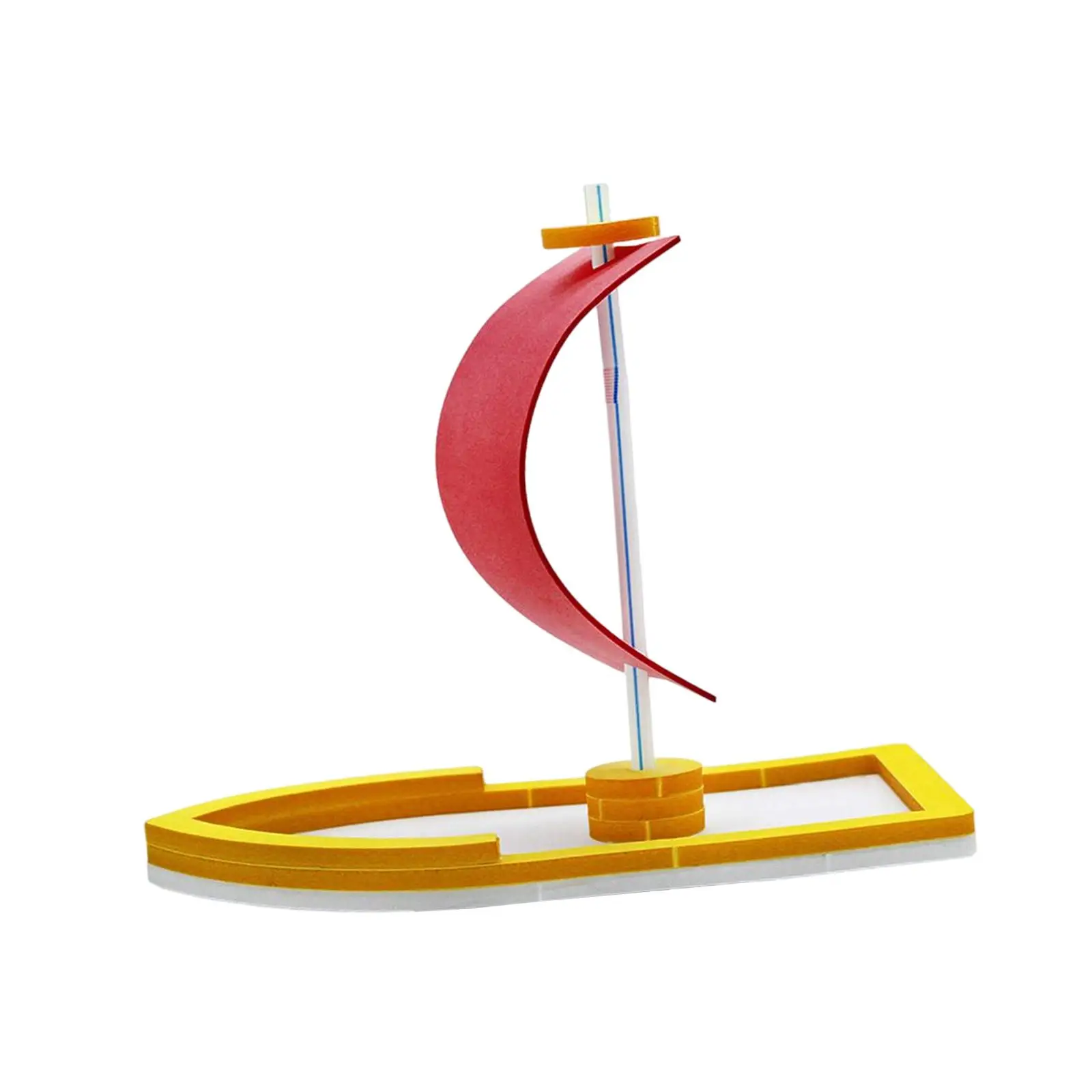 

3D Sailing Ship Puzzle Physical Science Practical Toy Physics DIY for Gift