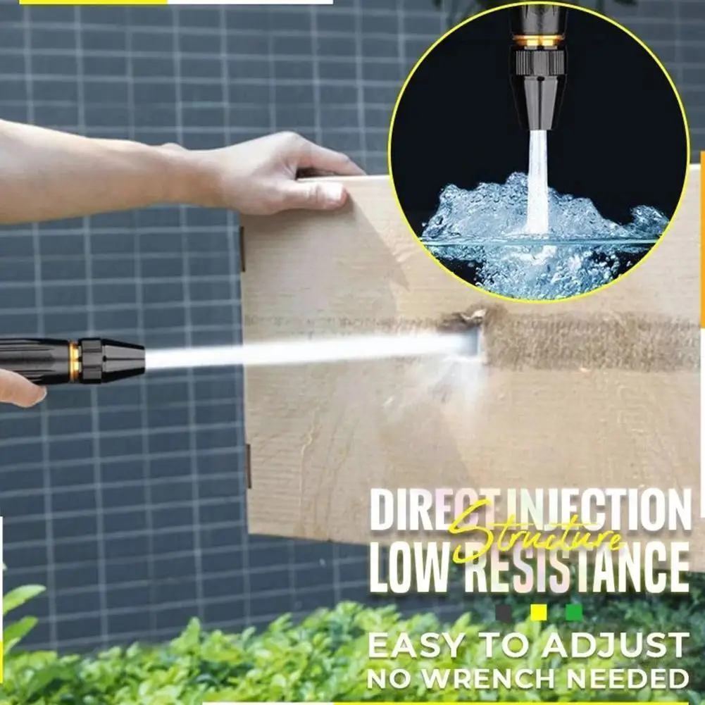 

Насадка водяного пистолета высокого давления, сопло водяного пистолета для автомойки, сопла из сплава для трубы 1/4 дюйма 1/6 дюйма Dn15 Dn20 с 2 за...