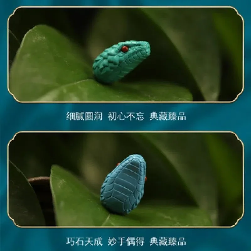 Оптимизированная Бирюзовая змея трехсторонний браслет WenPlay подвеска из бисера