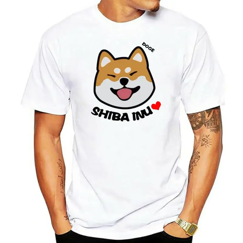 

Doge-Camiseta informal de algodón para hombres y mujeres, camisa de Cosplay de Shiba Inu, perro, cachorro, lindo, 100% algodón