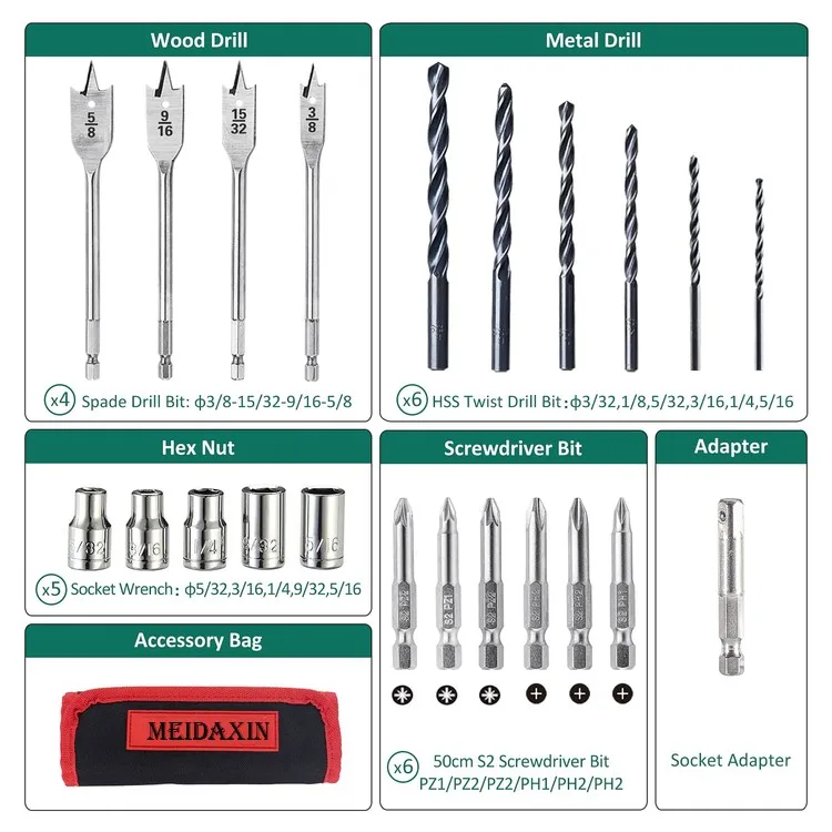 Купи 5 получи 2 бесплатно LXT1500 комбинированные электроинструменты 15 комплектов