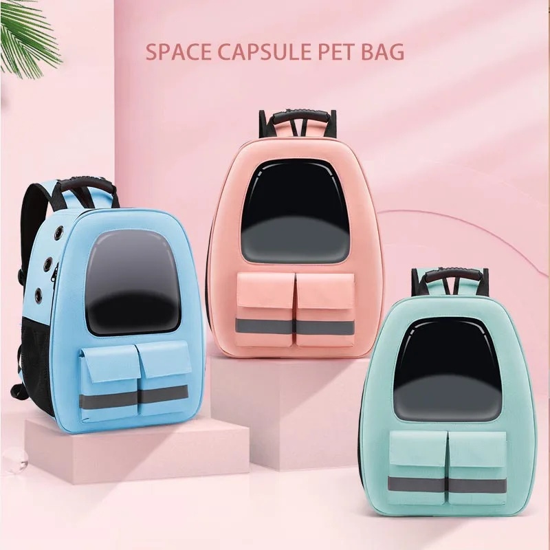 

Travel Breathable Reflective Cat Backpack Pet Carrier Bag for Small Dog Cat Carrying Transport with Safety Strap Pet Accessories