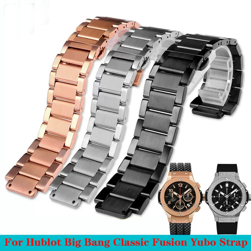 

Браслет из нержавеющей стали для мужских часов Hublot Big Bang Classic Fusion Yubo, 27*19 мм