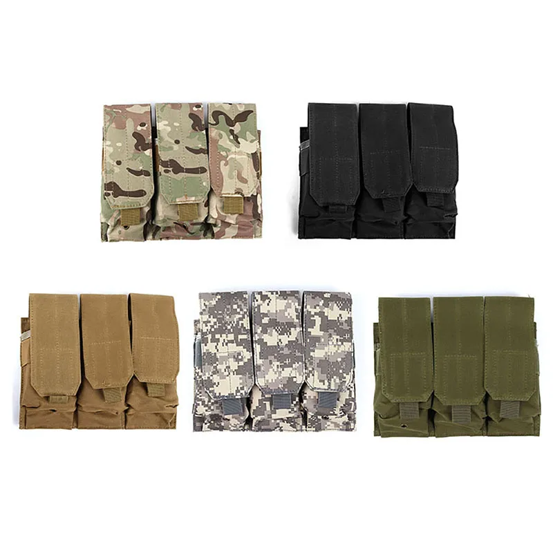 

Tactical 7.62 5.56 Magazine Pouch Double Triple Bag AK47 M4 AR 15 Airsoft Military Rifle Mag Bag Case Hunting Accessories