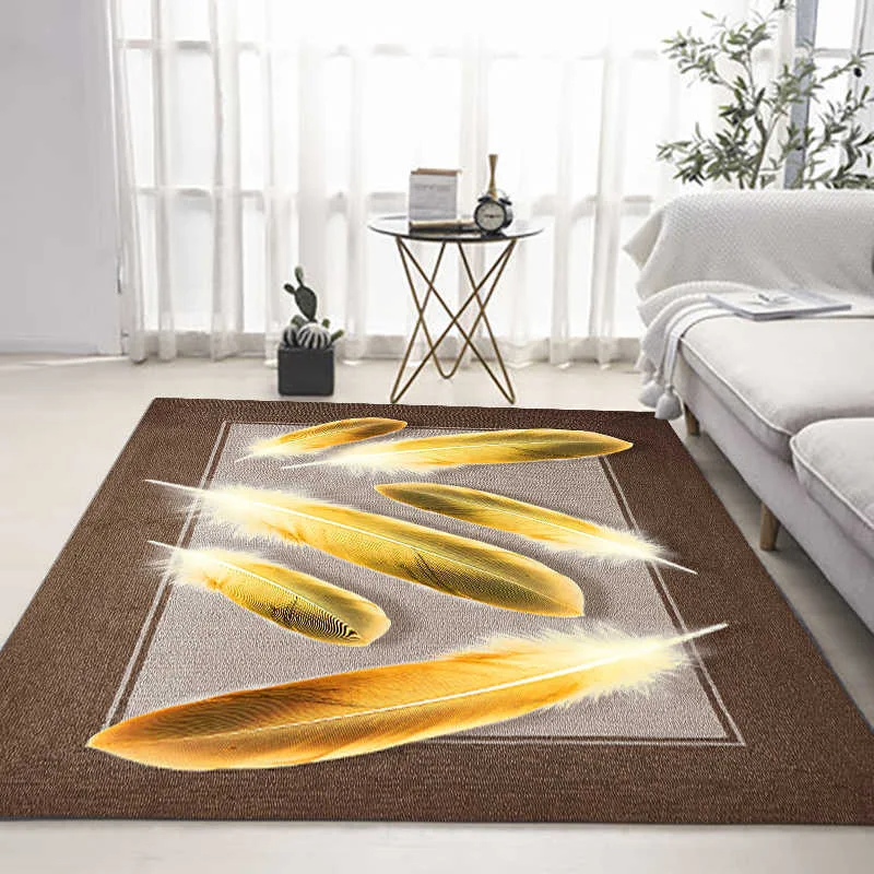 

Modern Living Room Sofa Coffee Table Area Carpet Geometric American Room Decoration Large Rug Washable Bath Mat Bedroom Decor
