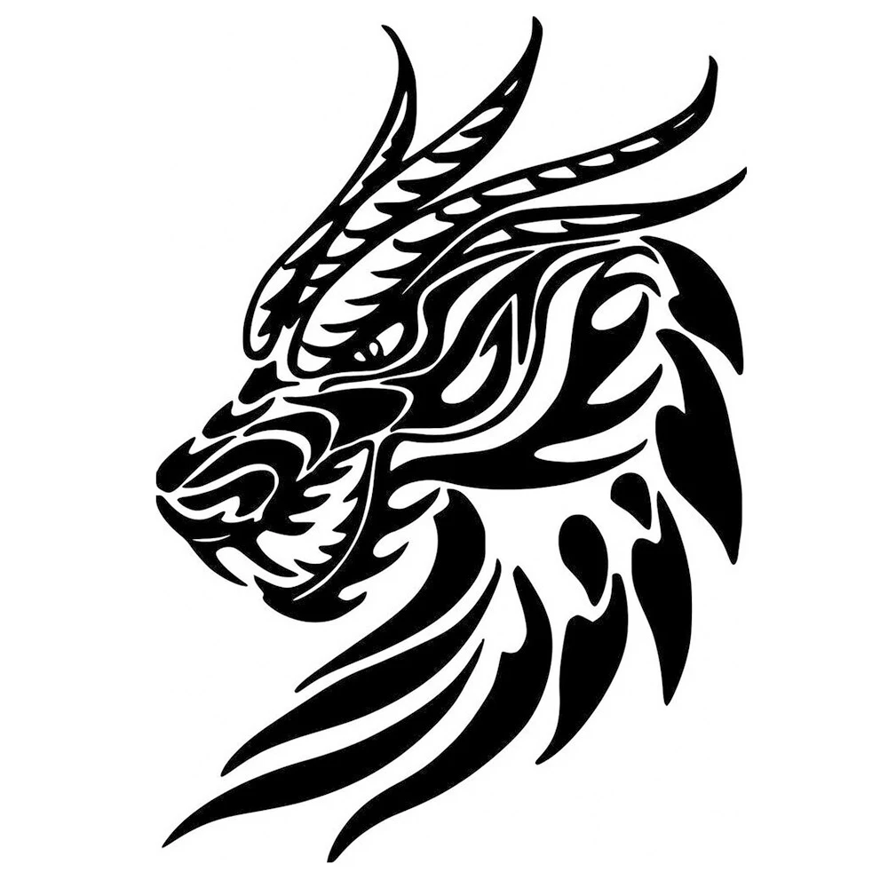 

FUYOOHI модная наклейка забавная голова дракона мифическая графика виниловая наклейка для автомобиля окно автомобиля бампер мотоциклетный шлем наклейки на багажник