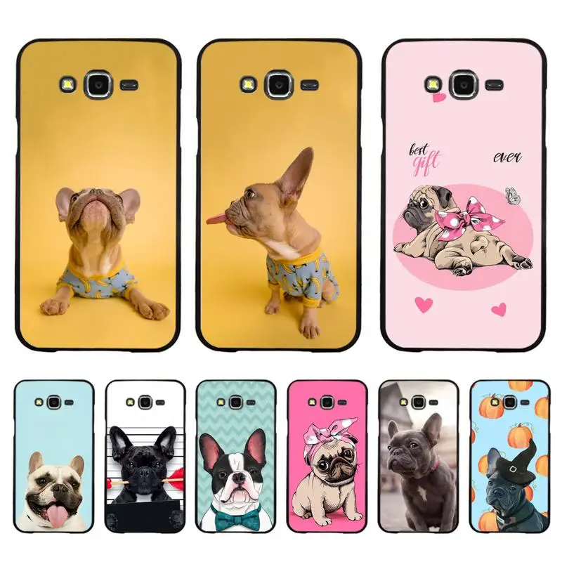 

YNDFCNB Cute French Bulldog Phone Case for Redmi 8 9 9A for Samsung J5 J6 Note9 for Huawei NOVA3E Mate20lite cover
