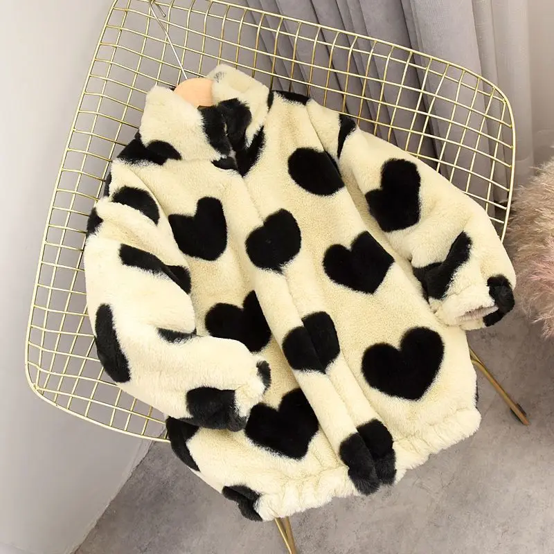 

Baby Girls Faux Fur Coat Warm Winter Children Girls Long Sleeve Jacket Warm Kids Girls Snow Coat Girls Outerwear Clothing F35