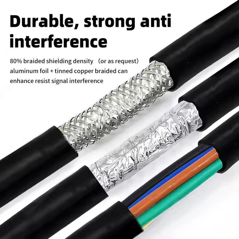 2464 Awm 10Awg 12Awg 14Awg16Awg 18Awg 2/3/4/5/6 кабель управления с экранированным сердечником