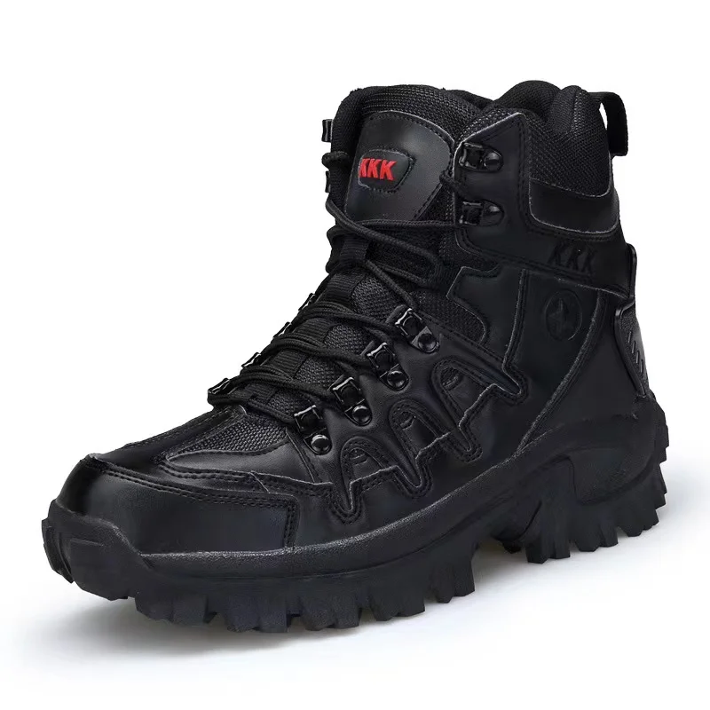 Men's Swat Military Boot Combat Mens Ankle Boot Tactical Big Size 39-46 Army Boot Male Shoes Work Safety Shoes Motocycle Boots