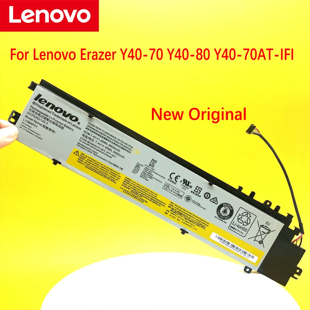 

Новая Оригинальная Аккумуляторная батарея для ноутбука Lenovo Erazer Y40-70 Y40-80 L13L4P01 L13C4P01 L13M4P01