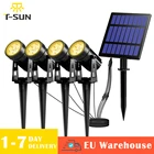 Светильник на солнечной батарее, водонепроницаемый, IP65, для сада, газона