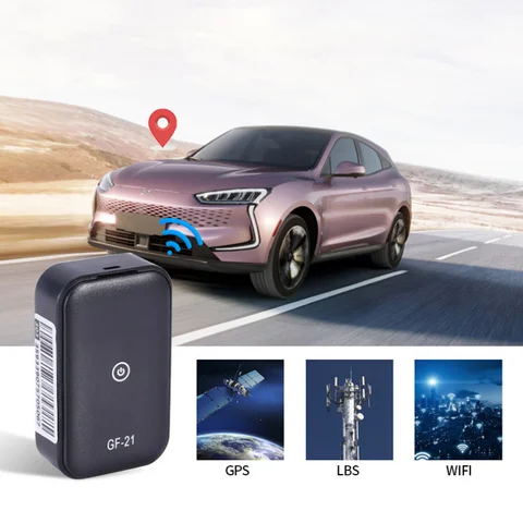 GF21/GF09/GF07 мини автомобильный GPS-трекер в режиме реального времени, устройство против потери, локатор, диктофон, позиционирование по Wi-Fi, SIM-позиционер