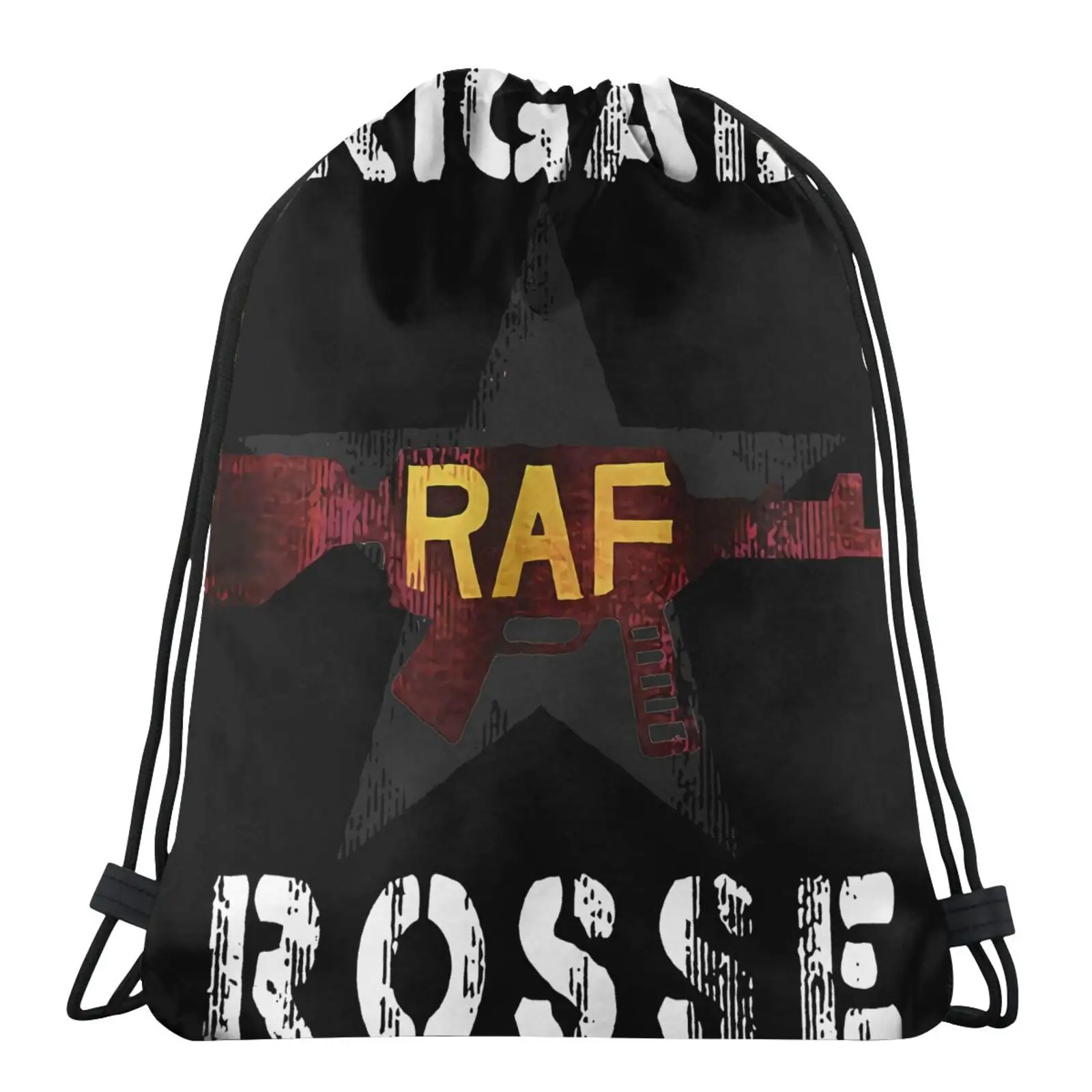 

Brigade Rosse Raf Worn By Joe Bag Cotton Drawstring Bag Gothic Style Backpack Storage Bag School Shoe Bag Storage Bags Pouches