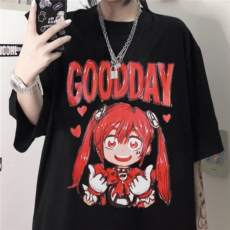 

2022 New Streetwear Tops Dark Devil Print Tshirt Unisex Short Sleeve Gothic Harajuku Oversized WomenT-Shirt Hip Hop T Shirt Men
