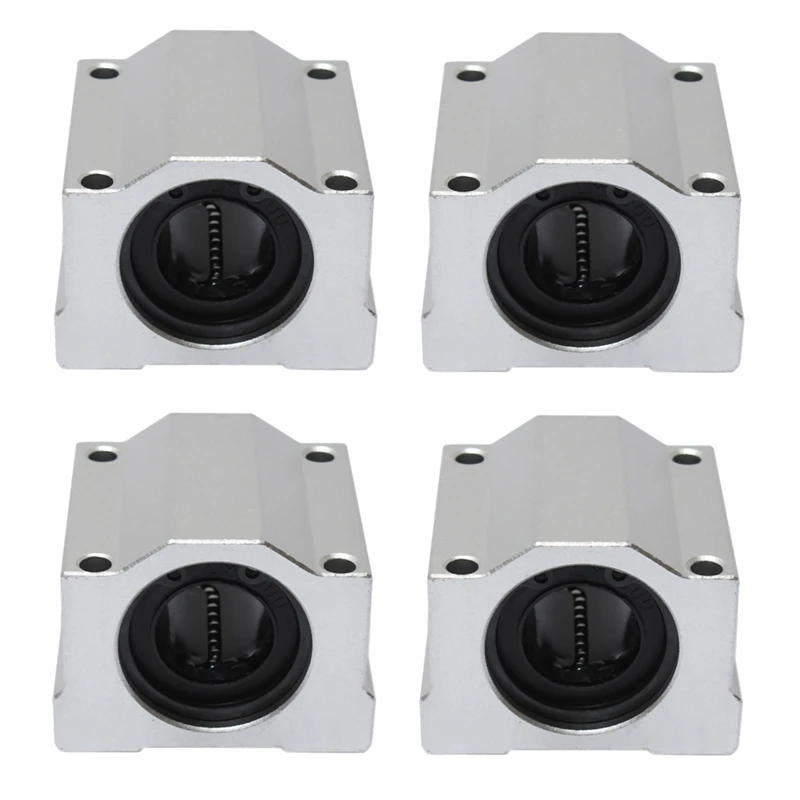 

4X SCS20UU 20Mm Linear Motion Ball Bearing Slide Bushing Block Steel