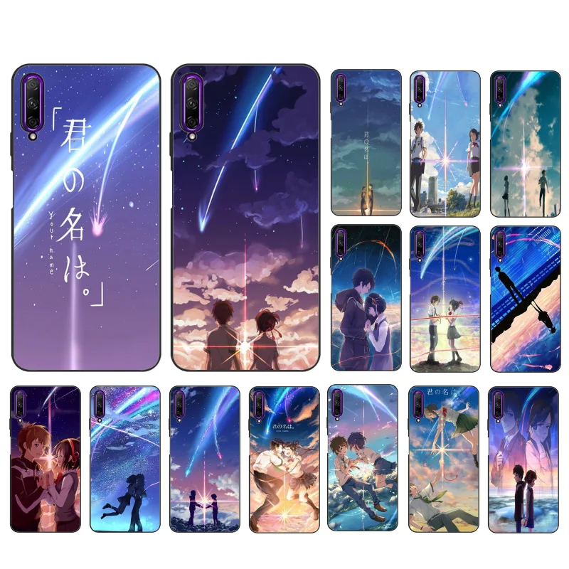 

Kiminonawa Your Name Japanese anime Phone Case for Huawei P50 Pro P30 P40 Lite P40Pro P20 lite P10 Plus Mate 20 Pro Mate20 X