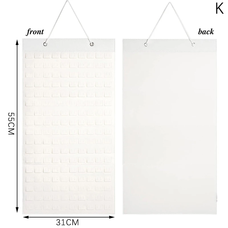 

Подвесной органайзер для сережек, настенный держатель для сережек, мягкая войлочная вешалка для ювелирных изделий, ожерелий, сережек, колец, гвоздиков